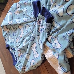 Carters Boys Zipper One Piece Fleece Pajama